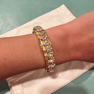 Elizabeth Cole gold crystal bracelet